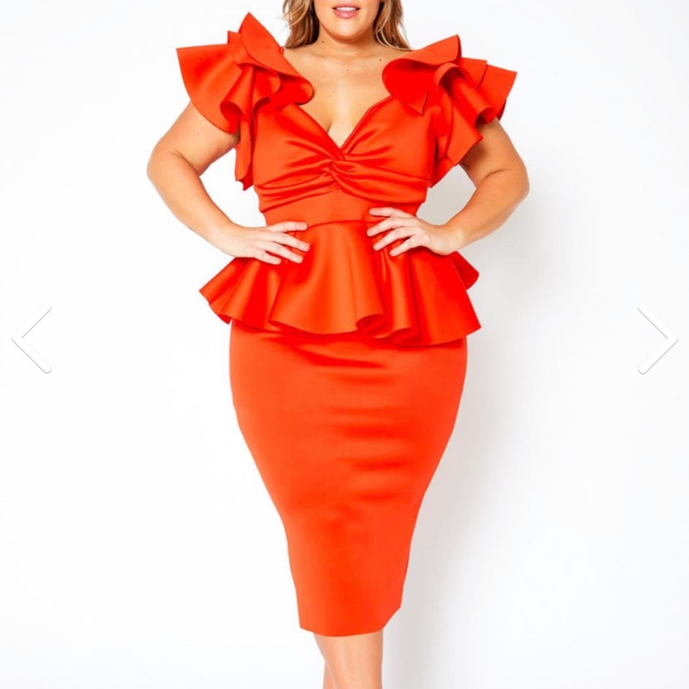 Unordinary Ruffle Hem Party Dress